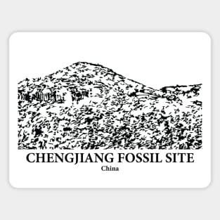 Chengjiang Fossil Site - China Magnet